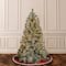 6 ft. Pre-Lit &#x26; Pre-Decorated Crystal Cashmere Full Artificial Christmas Tree, Clear Lights